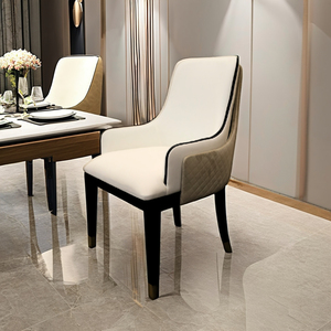 Morgan New Modern Ergonomic Wood Dining Chair with Stable <b>Backrest</b> for Home Office Home Hotel Apartment Dining Rooms - Product Image 2