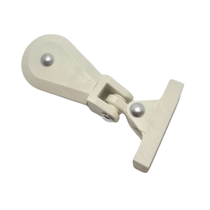Extrémité de poulie pivotante ronde ivoire pour auvent extérieur Accessoires en plastique imprimés professionnels, fabriqués en Italie - Product Image 4
