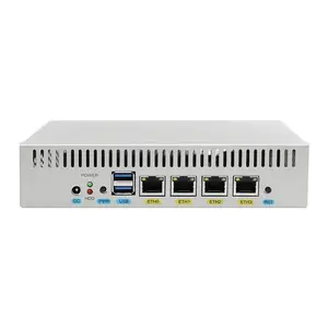 Partaker S01 J4125 Routeur pare-feu avec 4 x 2.5GE LAN WiFi LTE 5G prend en charge Pfsense OPNsense Mikrotik OS