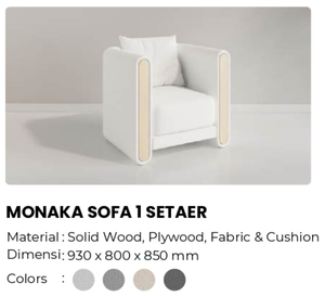 Minimalist <b>Square</b> Fabric Armchair With Wooden Legs Pillow Back Design For Living Room - Product Image 6