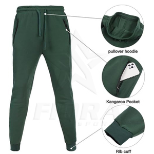 ชุดวอร์มผ้าฟลีซทรงหลวมโอเวอร์ไซส์สำหรับผู้ชายชุดวอร์มและเสื้อฮู้ดกางเกง2ชิ้นสำหรับผู้ชาย - Product Image 5