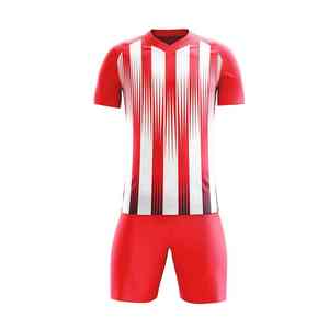 2025 Maillot de football pour hommes de fabrication professionnelle Logo personnalisé 100% Polyester Service OEM Style solide à bas prix avec motif de lettres - Product Image 2