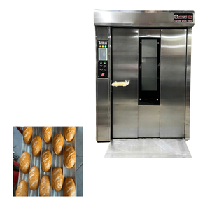 Four rotatif facile à utiliser 24 plateaux avec chariot Altuntop Pe et palette en bois 1100Kg 380V 220V four à pain électrique usine du Vietnam - Product Image 1