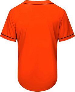 Camiseta de béisbol y softbol para hombre de nuevo diseño, camiseta roja con poliéster transpirable negro, conjunto de ropa de béisbol y softbol - Product Image 6
