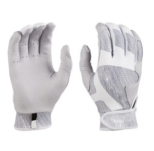 Baseball <b>Batting</b> Gloves Leather Comfortable Grip Breathable <b>Fabric</b> Durable Material Flexible Fit Hook Loop Closure Training Use - Product Image 4