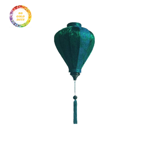 Lanterne pliante traditionnelle en soie et bambou peinte à la main, écologique, de Hoi An, pour la décoration culturelle vietnamienne - Product Image 5