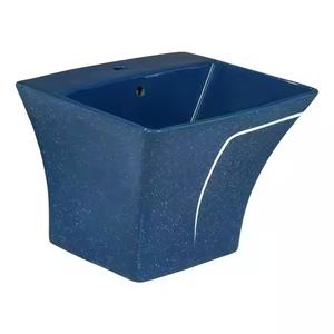 Dernier modèle de réservoir dissimulé couleur blanche et bleu coloré salle de bain en céramique toilette suspendue au mur en céramique toilette WC WC à remettre au mur - Product Image 4