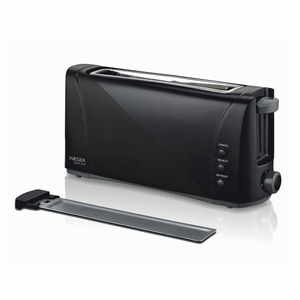เครื่องปิ้งขนมปังสแตนเลสอเนกประสงค์พร้อมช่องยาวพิเศษดาร์กซัน 1000W (เฮเกอร์ TO-100.007A) - Product Image 2