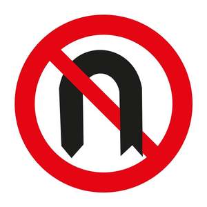 Panneau de signalisation routière réfléchissant TT-26c, panneau d'avertissement interdiction de recul pour la sécurité routière, panneau d'avertissement LED pour la rue - Product Image 1