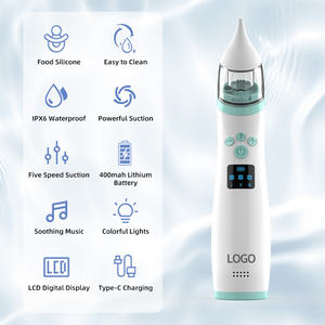 เครื่องดูดจมูกสำหรับ<span class=keywords><strong>เด็ก</strong></span>ทารกเครื่องดูดจมูกปลายอ่อนทำจากซิลิโคนแบบพกพาดูแลปลอดภัยด้วยการดูดซึม - Product Image 2