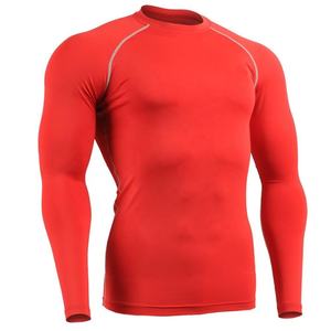 Best Selling Top Quality Polyester Spandex Rash Guards <b>for</b> <b>Men</b> Polyester Made Fitness Wear <b>Shirts</b> - Product Image 3