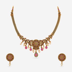 Antique <b>Ruby</b> <b>Necklace</b> 188082 for Weddings - Product Image 1