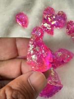 Pointes de flèche en cristal - Vente en gros de pointes de flèche en agate rose aura sculptées - Pointes de cristal revêtues d'un effet arc-en-ciel en vrac