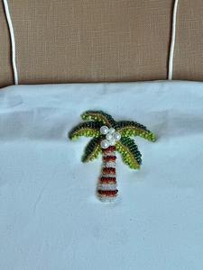 Breloques de sac en perles de graines colorées faites à la main, breloques de sac brodées en perles pour femmes - Product Image 6