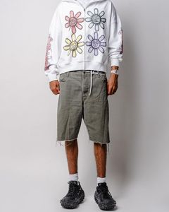 Sudaderas con capucha Sudaderas Venta al por mayor de gran tamaño Full Zip up Puff Impresión Sudadera con capucha para hombres - Product Image 5