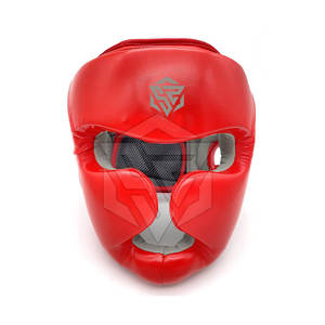 อุปกรณ์ฝึกมวยเครื่องป้องกันศีรษะทำจากหนัง MMA และออกแบบได้ตามที่ต้องการ - Product Image 1