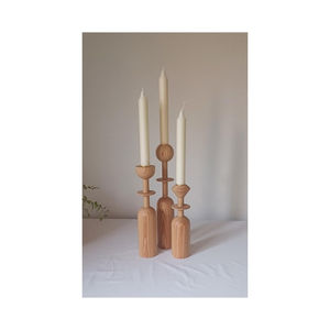 Highest Quality <b>Wooden</b> Candle Stand Candle <b>Holder</b> Kitchen Table Centerpiece Decorative <b>Candlestick</b> <b>Holder</b> at Reasonable Price - Product Image 5