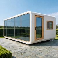 Prêt à être expédié : Cabane de luxe Apple de 40 pieds, maisonnette modulaire préfabriquée Airbnb pour complexe hôtelier australien