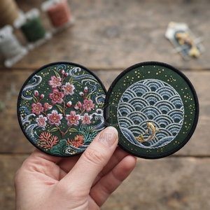 Custom Embroidery <b>Patch</b> Custom Design Embroidered Eco-Friendly Lightweight High Quality OEM <b>Sew</b>-<b>On</b> Canvas Fabric <b>Patches</b> - Product Image 5