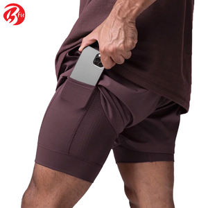 <b>Men</b> 2 in 1 Sport Running <b>Shorts</b> Gym Fitness Bottoms <b>Shorts</b> With Pockets Pants Your Own Logo Design <b>Men</b> Wear <b>Shorts</b> - Product Image 3
