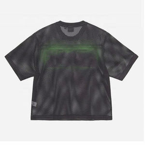 Jerseys de fútbol personalizados de malla Boxy Fit 100% poliéster sublimación impresa transpirable secado rápido ropa para adultos - Product Image 5