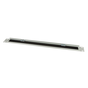 Barre de gestion des câbles de <span class=keywords><strong>19</strong></span> pouces, panneau de passage 1U, bande de brosses, gris - Product Image 4