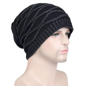 Bes Selling Street Winter Wear Wool Blend Breathable <b>Waterproof</b> Jacquard Logo Customizable <b>Beanie</b> Caps - Product Image 2