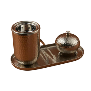 Nouveau Brûleur à Bakhoor en Bois et Métal Tendance – Ensemble Décoratif pour la Maison, Parfum d'Ambiance Moderne Arabe du Moyen-Orient, Brûleur d'Encens en Pin - Product Image 2
