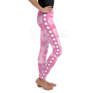 Leggings Deportivos de Cintura Alta para Mujer, Impresión por Sublimación, Venta Directa de Fábrica, Leggings de Yoga de Spandex/Poliéster de Secado Rápido - Product Image 2