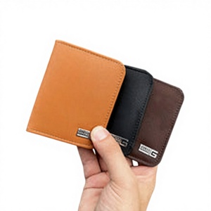 Stylish Trendy Men Synthetic Leather Wallet <b>Slim</b> Bifold <b>Card</b> <b>Holder</b> Durable Cash Organizer Fashion Casual Wallet for Men - Product Image 2
