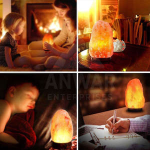 Vente chaude lampe au sel de l'Himalaya sculpté Technique meilleur matériau prix de gros - Product Image 3