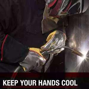 Gants de soudage en Kevlar résistants à la chaleur 1000°C, protection haute température, antistatiques, résistants à l'abrasion et à la déchirure, sécurité 11 - Product Image 3