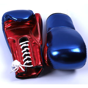Guantes de boxeo profesionales de alta demanda para adultos 12oz con diseño innovador de 8oz Características elásticas de tela de cuero PU suave - Product Image 1