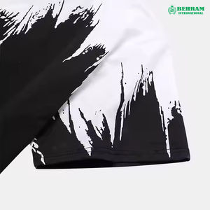 T-shirt pour homme en coton 100% écologique, respirant, col rond, manches courtes, taille plus, coupe ample - Product Image 2
