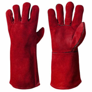 Gants de soudage TIG de bonne qualité 2025, protègent le soudeur, travail complet, paume entière, cuir fendu, imperméables, résistants à la chaleur - Product Image 2