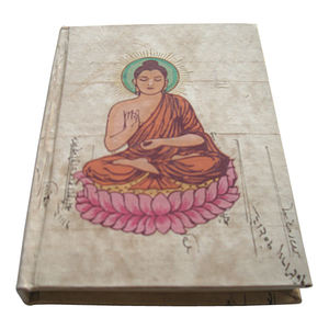 Magnifique carnet à couverture rigide fait main en papier de coton recyclé, multiples motifs / Idéal pour le travail et les projets personnels - Product Image 2