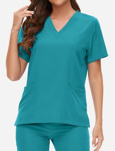 New High Quality 100% Cotton Comfortable Fit <b>Scrub</b> <b>Sets</b> for Men Women with Custom Logo Customized Color & Design Hospital Use - Product Image 4