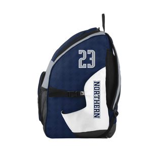 Mochila Deportiva Sublimada al por Mayor, Pedido al por Mayor, Logotipo Personalizado, Impresión por Transferencia de Calor, Patrón de Letras para Viajes Escolares, 20-35L, SSTB-0078B - Product Image 1