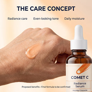 เซรั่ม COMET C Radiance 30 มล. ลดเลือนริ้วรอย ด้วยแอสคอร์บิล กลูโคไซด์ ไนอะซินาไมด์ และแพนทีนอล สำหรับใช้ที่บ้าน ผลิตในเกาหลีใต้ 300 ชิ้น - Product Image 4