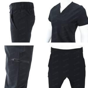 Nuevos conjuntos de uniformes médicos de enfermería para hombres y mujeres a la moda, uniformes médicos para correr, uniformes para hombres y mujeres - Product Image 5