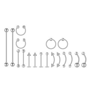 Ensemble d'outils de perçage corporel en acier inoxydable allemand de qualité supérieure pince d'ouverture et de fermeture d'anneau en acier chirurgical professionnel - Product Image 6
