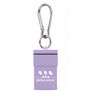 Mini cendrier porte-clés - Design mignon en plastique, acier et alliage de zinc pour fumeurs, idéal pour les hôtels - Product Image 1