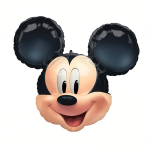 Palloncino in lamina metallizzata di Topolino 55x63 cm, decorazione per feste per bambini, confezione da 2 pezzi - Product Image 2