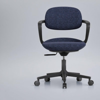 Chaise de bureau exécutive moderne en tissu ergonomique pour la maison, idéale pour les longues sessions de travail, chaise d'ordinateur multifonctionnelle et élégante