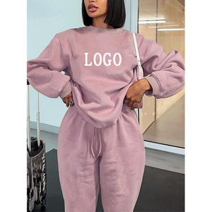 2024 ensemble 2 pièces de haute qualité pour femmes 350 gsm short de survêtement en molleton de coton biologique sweat à capuche avec logo personnalisé 2023 vêtements pour femmes - Product Image 3