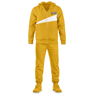 Conjunto Deportivo Unisex Rojo de Invierno Tenzo Intl, Chaqueta Deportiva con Capucha y Cremallera, Pantalones Jogger, Suministro al por Mayor OEM ODM - Product Image 4