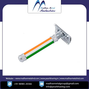 มีดโกนนิรภัยสำหรับการโกนหนวดสเตนเลสคุณภาพสูงราคาขายส่งจากผู้ผลิตอินเดีย - Product Image 3