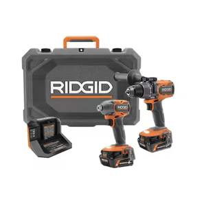 Kit Combinado de 2 Herramientas de 18V con Taladros de Impacto Hidráulicos de Salida Máxima de 6.0 Ah y 4.0 Ah, Cargador de Batería Sin Escobillas y Estuche Rígido - Product Image 6