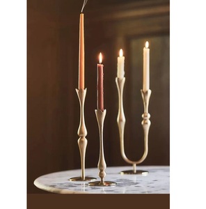 Classic Design Brass <b>Taper</b> <b>Candle</b> Holder for Home and Christmas Lighting Decorative Gold Finished <b>Candle</b> <b>Taper</b> - Product Image 3