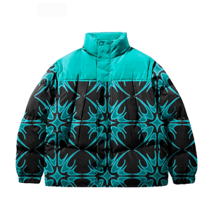 Hommes Puffer bulle veste hiver chaud surdimensionné Streetwear manteau épais matelassé survêtement décontracté mode Hip Hop Style - Product Image 4